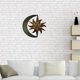 thumbnail image 5 of Sun Moon Metal Wall Art Escultura Celestial Lawn Baño 35cm, 5 of 6