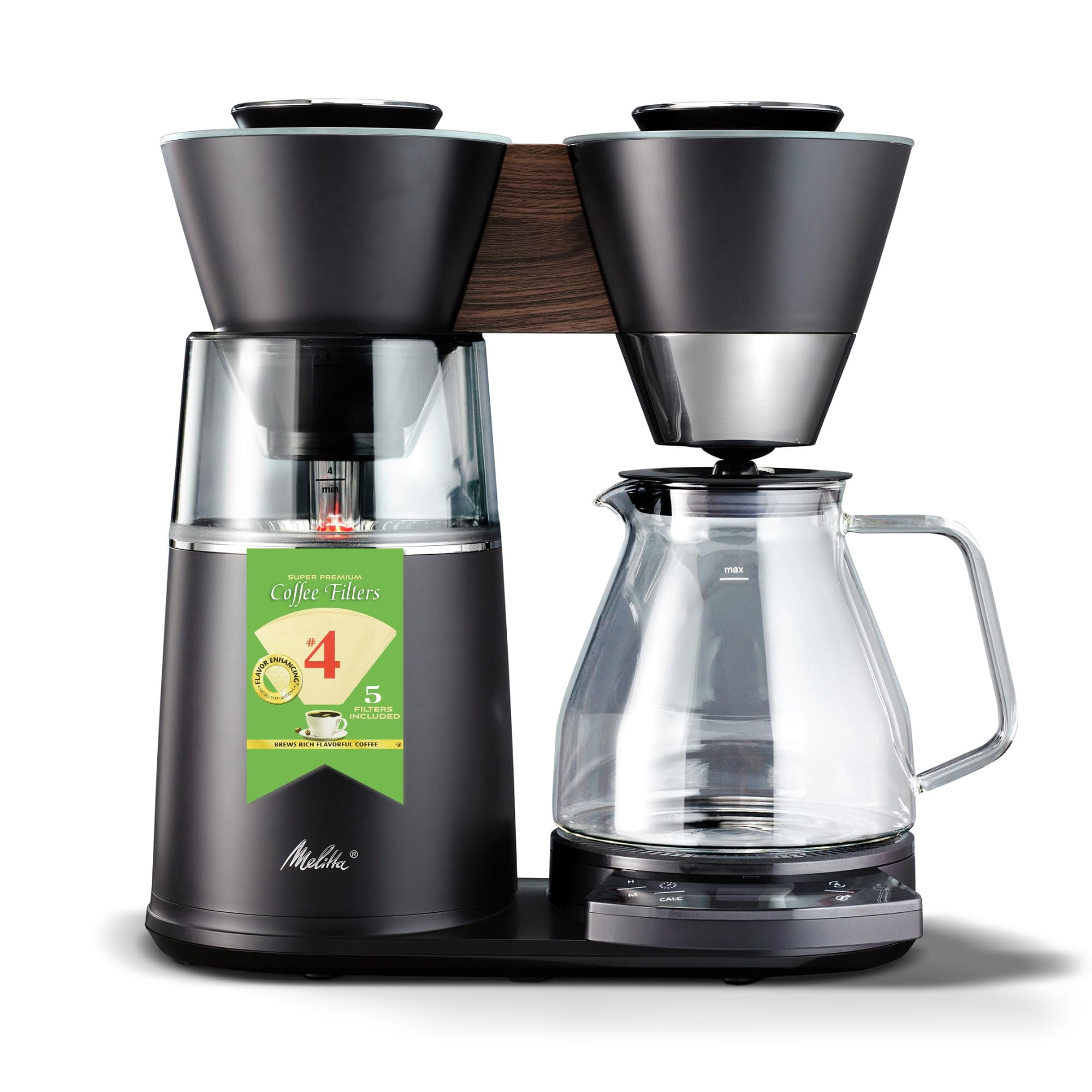 Cafetera Melitta Vision 12 Tazas Automática Negra 2.8l