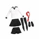 thumbnail image 5 of Traje De Uniforme Escolar Para Mujer A Escala 1/6 Para Figuras De Soldado De 12 Pulgadas, 5 of 5