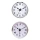 thumbnail image 4 of Inserto De Reloj De Cuarzo De 2 Uds Para La Pared Del Hogar Borde De Plata Romano Borde De Plata árabe, 4 of 4
