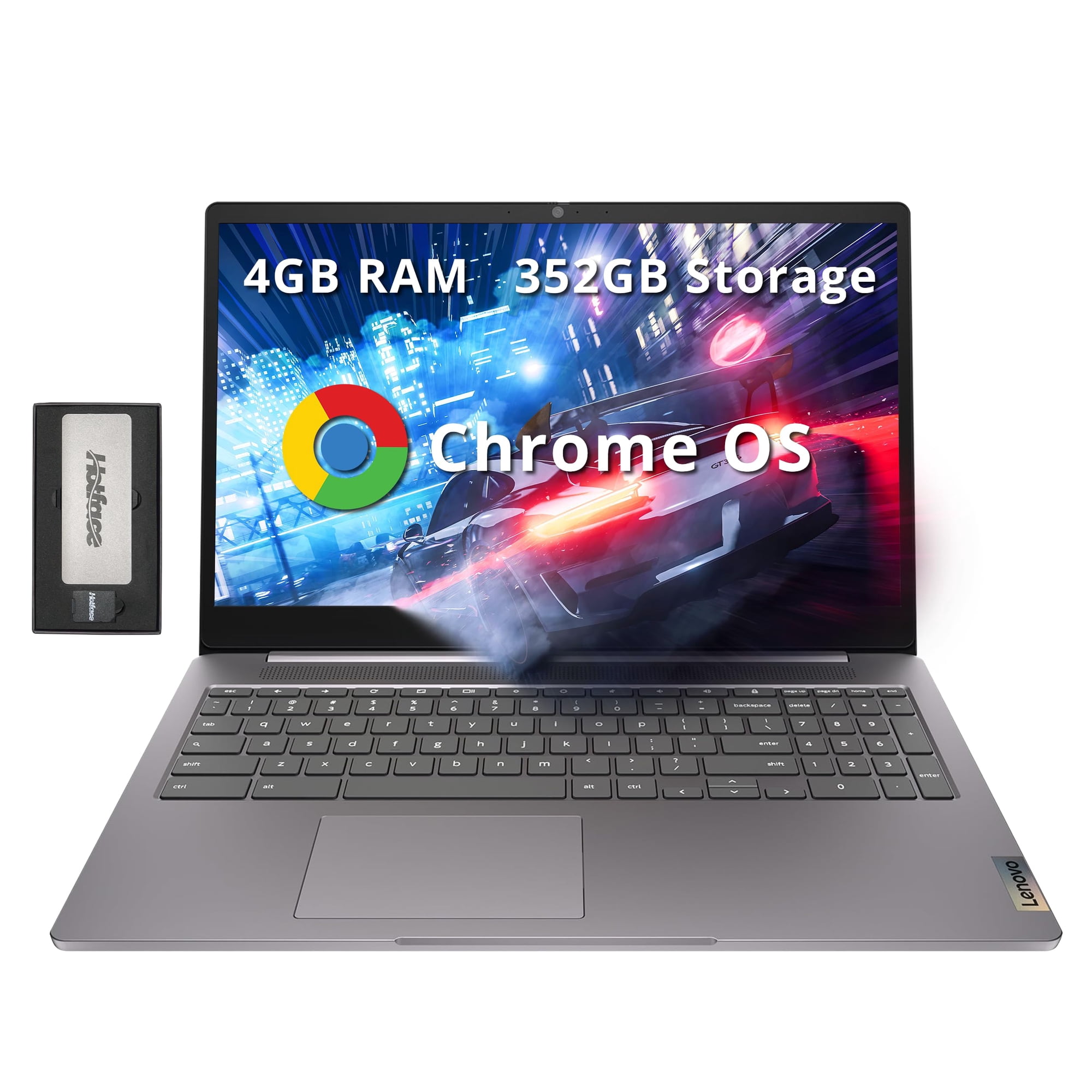 Ordenador Portátil Lenovo Ideapad 3 15.6 Fhd Chromebook De 4 Gb De Ram 352 Gb