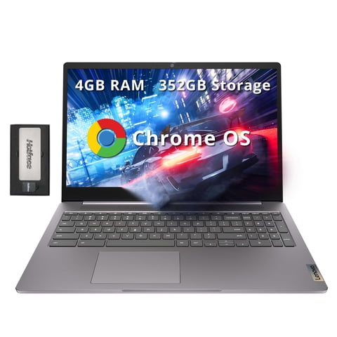 Ordenador Portátil Lenovo Ideapad 3 15.6 Fhd Chromebook De 4 Gb De Ram 352 Gb