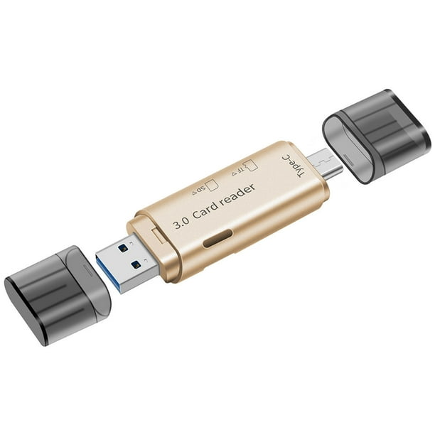 Boost Your Mobile Computer with USB3.0 Type-C Multi-Function Card Reader: SD/TF/U Disk & OTG2.0