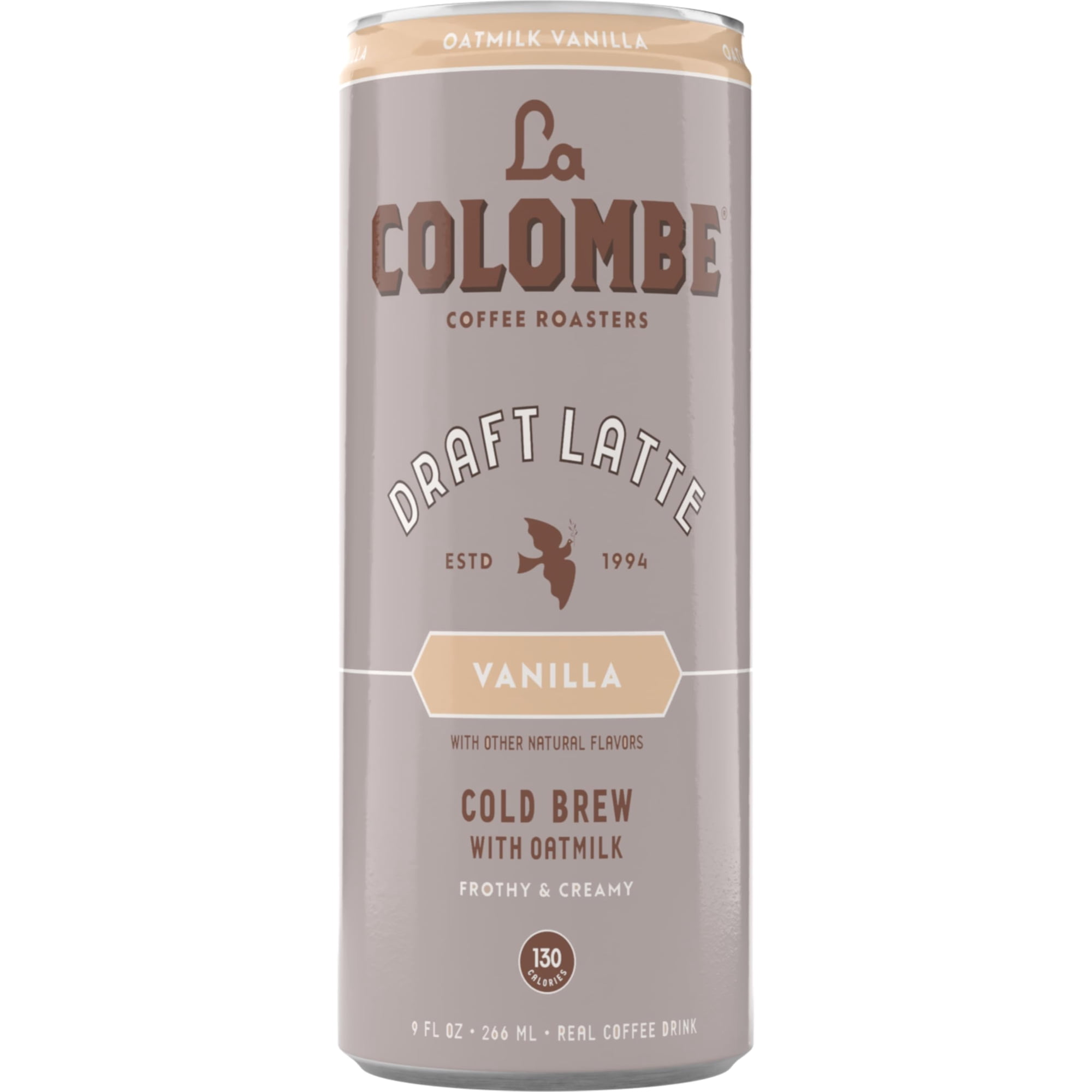 Café La Colombe Vanilla Draft Latte Con Leche De Avena 266 Ml, Paquete De 4