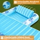 thumbnail image 5 of Tumbona inflable para bronceado con forma de flotación para adultos, color azul, 5 of 7