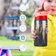 thumbnail image 5 of Tree HillBotella de Agua con Tapa Pop Top de Un Toque, Acero Inoxidable, a Prueba de Fugas, para Deportes, Botella Infantil rosa 12 oz, 5 of 6
