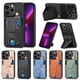 thumbnail image 2 of Funda Resistente para iPhone 13 Pro con Tarjetero y Soporte, Diseño Magnético Negro, 2 of 5