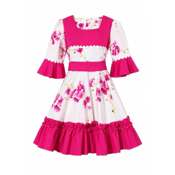 Vestido Huasa China Niña / Mujer Talla 2