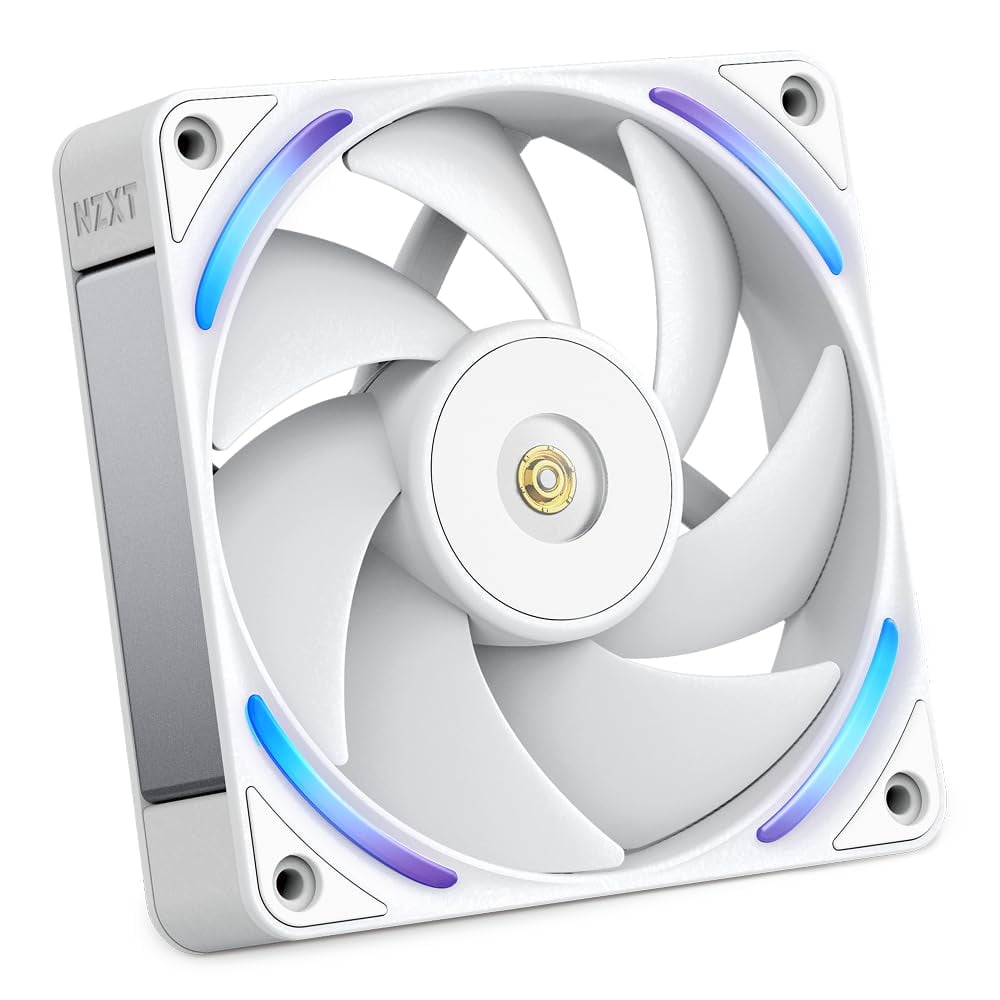 Ventilador De Caja Nzxt F120x Performance 120 Mm Pwm Rgb Blanco