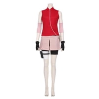 Sm - Traje Cosplay Sakura Haruno Completo - Naruto Shippuden