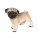 thumbnail image 1 of Estatua De Perro En Miniatura De Pug Para Salpicadero De Coche, Sala De Estar, Color Beige, 1 of 5