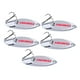 thumbnail image 3 of 5x Cucharas De Pesca Se?uelos Cebos De Pesca Duros Para Grandes Distancias Cast Agua Dulce Plata 40g, 3 of 5