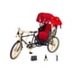 thumbnail image 3 of Simulación Rickshaw Modelo 1:12 Modelo De Metal Juguete Adorno De Coche Manualidades Adulto Dorado, 3 of 5