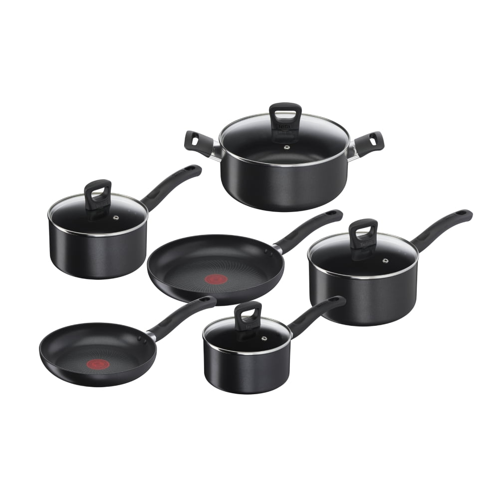 Bateria De Cocina Antiadherente Enhance 10 Pcs Tefal