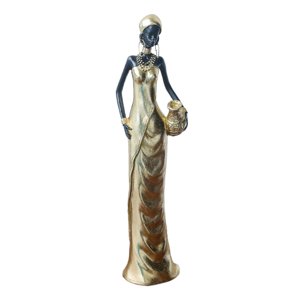 Bothyi - Figura Decorativa Coleccionable De Escultura Africana Para Chimenea, Estante De Oficina, Estilo B