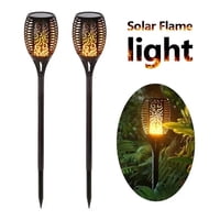Genérico - Lámpara Antorcha Solar Led Flama Luz 51 Cm