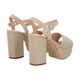 thumbnail image 4 of Sandalia Mujer Beige Sally Police, 4 of 5