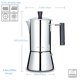 thumbnail image 2 of Máquina de café espresso Easyworkz Pedro para 4 tazas, 200 ml, acero inoxidable, 2 of 9