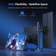 thumbnail image 4 of Monitor portátil EVICIV 18,5 pulgadas 120 Hz 1 ms Gaming 350 Nits USB-C, 4 of 7