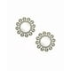 thumbnail image 3 of Set Reloj de Pared 25cm Decorativo Silencioso + 2 Espejos Dorado y Blanco, 3 of 3