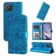thumbnail image 4 of Funda tipo cartera FOXDOCK para OPPO A53 5G , diseño girasol en relieve, cuero PU, cierre magnético, soporte y tarjetero, 4 of 5