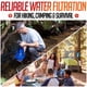 thumbnail image 4 of Sistema de filtración de agua por gravedad Practical Survival con 2 bolsas, 4 of 7