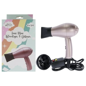 Aria Beauty - Mini Secador Y Difusor Tonic - Oro Rosa De Para Mujer - Secador De Pelo