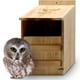 thumbnail image 1 of Caja nido WildYard, cedro, búho común, madera de cedro, fácil de limpiar, 1 of 8