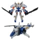 thumbnail image 1 of Figura de acción transformable 2 en 1 zyubou robot helicóptero de 18 cm, 1 of 7