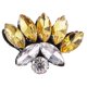 thumbnail image 4 of apliques de perlas de diamantes de imitación de cristal buttterfly para coser ropa de amarillo, 4 of 5