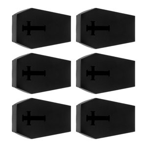 Magideal - 6 Cajas De Dulces De Halloween, Cajas De Golosinas Con Forma De Ataúd, Cajas Decorativas Para Bocadillos, Cajas De Dulces Para Pedir Dulces O Trucos,