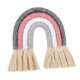 thumbnail image 2 of Tapiz De Borla De Algodón Arcoíris Colgante De Arco Iris De Macramé Para Habitación De Bebé D, 2 of 5