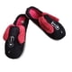 thumbnail image 2 of Pantuflas Niños De Felpa, Diseño De Perro, Anime, Kawaii Color Negro Talla 30-31, 2 of 3