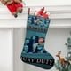 thumbnail image 2 of Servicio de Jurado Tema: Calcetines de Navidad, fino lino blanco para colgar en escaleras y chimenea, decoración navideña para el hogar, regalo de Navidad.54cm×38cm, 2 of 5
