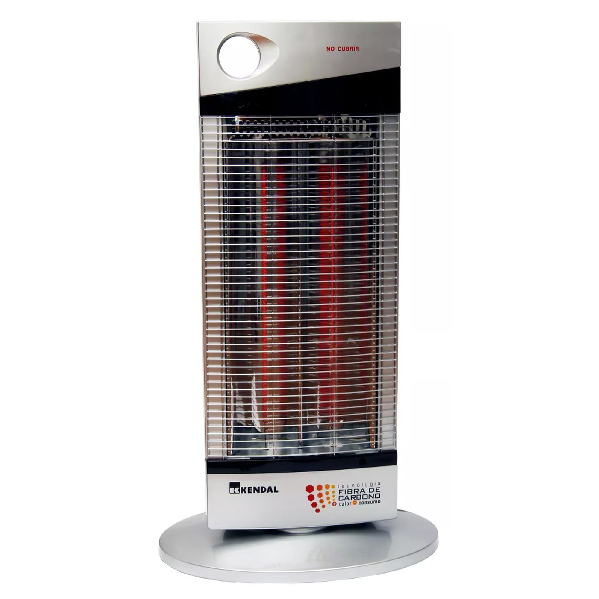 Kendal - Calefactor Con Efecto Luminoso Fibra Carbono Nsb120k6