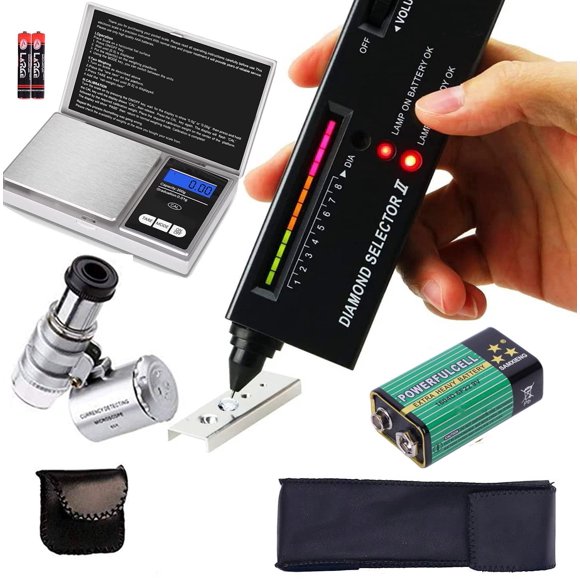 Kit Probador de Diamantes Szxhf + Balanza + Lupa