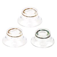Magideal - 3 Piezas De Perillas De Campana Para Sombrero De Guitarra, Piezas De Repuesto, Dispositivos De Instrumentos Musicales, Perillas De Control De Volumen