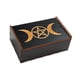 thumbnail image 1 of Card De Tarjetas Tarots Caja De Madera De Madera De Decoración De Casas Portátiles Y Resistente De Tarots D, 1 of 5