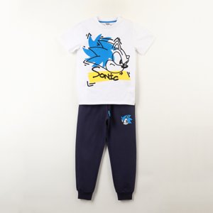 Conjunto Niño Cara Blanco Sonic