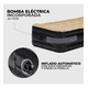 thumbnail image 2 of Colchón Inflable Eléctrico Kano Autoinflable Individual Color Beige 1 Plaza Cama para Camping Doble Altura, 2 of 3
