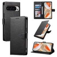 Funda Para Foxdock Google Pixel 9 Pro Xl– Cuero Premium, 3 Ranuras Para Tarjetas, Protección Contra Impactos