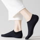 thumbnail image 4 of Calcetines finos de cintura baja para mujer, transpirables, de algodón de color liso., 4 of 5