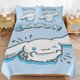thumbnail image 3 of Cute Cinnamoroll Cartoon Duvet Cover Set Bedding Set 1 Duvet Cover And 2 Pillowcases 3D Cartoon Dog Printed Comfortable And Ultra Soft Bed Set Room Decor for Bedroom, 3 of 5