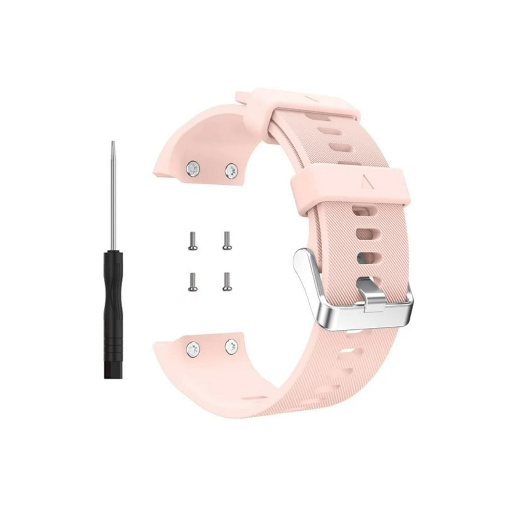 Genérico - Correa Compatible Con Garmin Forerunner 30 35 22mm Rosado