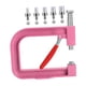 thumbnail image 4 of Máquina De Prensado Manual Para Fijar Perlas Y Remaches, Color Rosa, Para Prendas Y Gorras., 4 of 5