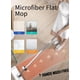 thumbnail image 5 of Trapeador plano para limpieza de pisos, trapeador seco y húmedo para pisos de madera con 4 almohadillas lavables, microfibra manos libres de 360° para paredes de cocina, pisos de madera, madera dura,, 5 of 7