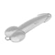 thumbnail image 5 of lentejuelas de pesca se?uelo cuchara se?uelo metal cebo spinner se?uelo crankbait plata 43g, 5 of 5