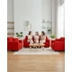 thumbnail image 2 of Juego de Fundas para Sillones 3+1+1 Diseño Hojas Elásticas y Lavables, 2 of 5