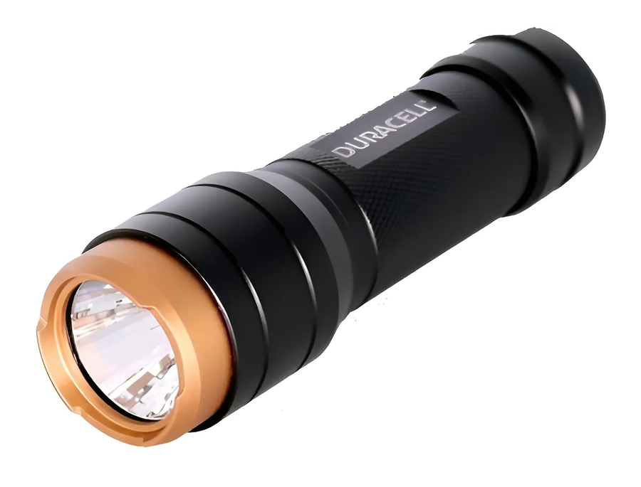 Genérico - Linterna Duracell Aluminio 250 Lumens 3Aaa Blanco