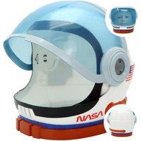 Casco De Astronauta Spooktacular Creations Azul Y Naranja